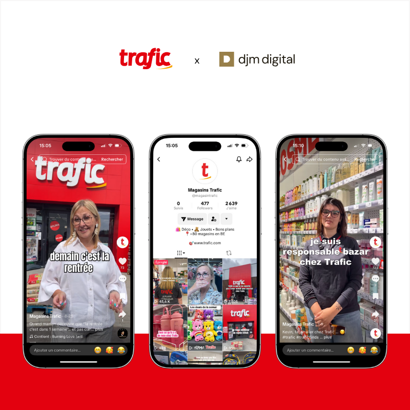 Trafic fait confiance à DJM digital pour sa stratégie de contenu